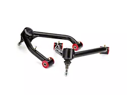 Front Upper Control Arms for 2 to 4-Inch Lift; Black (14-18 Sierra 1500 w/ Stock Cast Aluminum or Stamped Steel Control Arms)