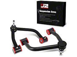 Front Upper Control Arms for 2 to 4-Inch Lift; Black (19-25 Sierra 1500, Excluding AT4 & Denali)