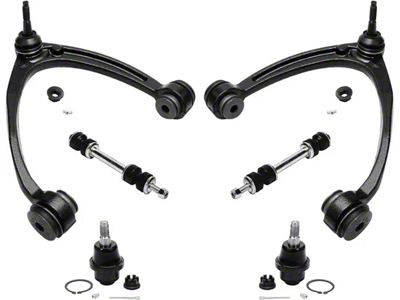 Front Upper Control Arms with Lower Ball Joints and Sway Bar Links (07-13 Sierra 1500 w/ Aluminum Control Arms)