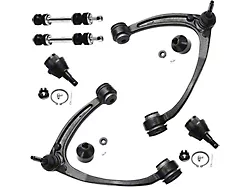 Front Upper Control Arms with Lower Ball Joints and Sway Bar Links (07-16 Sierra 1500 w/ Cast Aluminum or Steel Control Arms)