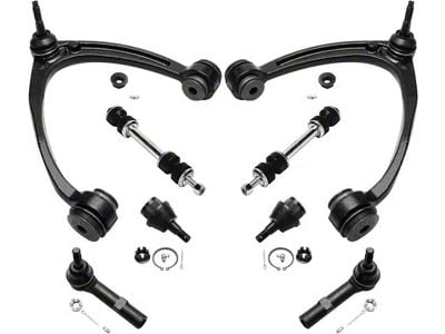 Front Upper Control Arms with Lower Ball Joints and Sway Bar Links (07-13 Sierra 1500)
