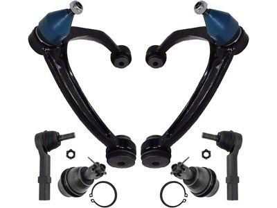 Front Upper Control Arms with Lower Ball Joints and Tie Rods (07-13 Sierra 1500)