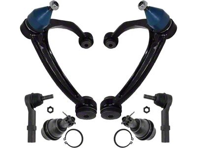 Front Upper Control Arms with Lower Ball Joints and Tie Rods (07-13 Sierra 1500)