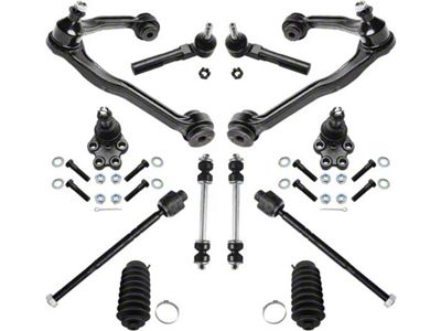 Front Upper Control Arms with Lower Ball Joints and Tie Rods (99-06 2WD Sierra 1500 w/ Front Coil Springs)
