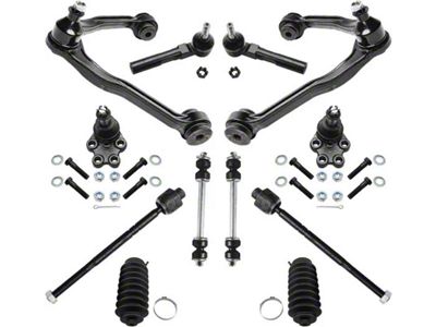 Front Upper Control Arms with Lower Ball Joints and Tie Rods (99-06 2WD Sierra 1500 w/ Front Coil Springs)