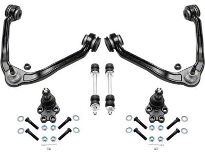 Front Upper Control Arms with Lower Ball Joints and Tie Rods (99-06 2WD Sierra 1500 w/ Front Coil Springs)