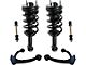Front Upper Control Arms with Strut and Spring Assemblies and Sway Bar Links (07-13 Sierra 1500)