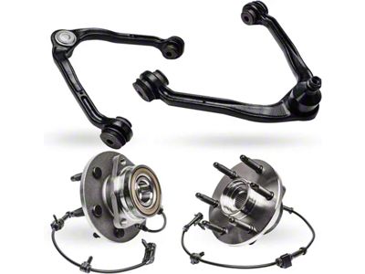 Front Upper Control Arms with Wheel Hub Assemblies (99-06 4WD Sierra 1500)