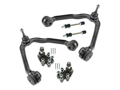 Front Upper Control Arms with Ball Joints and Sway Bar Links (99-06 2WD Sierra 1500 Regular Cab, Extended Cab)