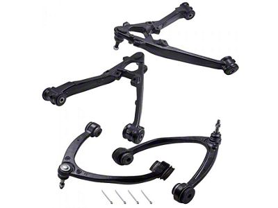 Front Upper and Lower Control Arms (07-13 Sierra 1500 w/ Stock Cast Iron Control Arms)