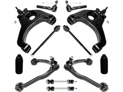 Front Upper and Lower Control Arms with Sway Bar Links and Tie Rods (99-06 Sierra 1500 2WD)