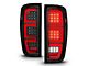 Full LED Tail Lights with Sequential Turn Signal; Black Housing; Clear Lens (19-24 Sierra 1500 w/ Factory LED Tail Lights)
