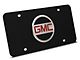 GMC License Plate; Chrome on Black (Universal; Some Adaptation May Be Required)