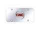 GMC License Plate Frame; Chrome (Universal; Some Adaptation May Be Required)