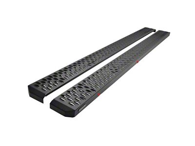 Westin Grate Steps Running Boards; Textured Black (14-18 Sierra 1500 Crew Cab)