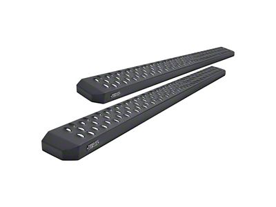 Westin Grate Steps Running Boards without Mounting Kit; Textured Black (19-24 Sierra 1500 Crew Cab)