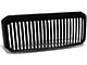 Grille; Vertical Style; ABS; Glossy Black (07-13 Sierra 1500)