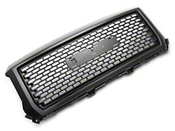 Grille; Denali Style; Front Upper; Black (14-15 Sierra 1500)