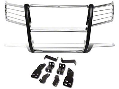 Grille Guard; Chrome (07-13 Sierra 1500)