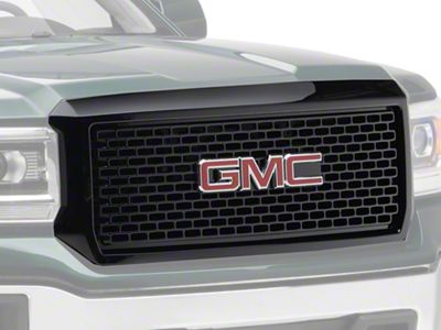 Grille; Denali Style; Gloss Black (14-15 Sierra 1500)