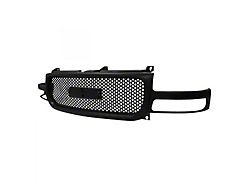 Grille; Machined Main; Round Punch CNC; Black (99-02 Sierra 1500)