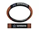 Grip Steering Wheel Cover with Dallas Cowboys Logo; Tan and Black (Universal; Some Adaptation May Be Required)