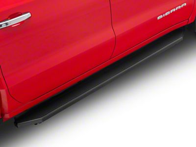 H-Style Running Boards; Black (19-25 Sierra 1500 Crew Cab)