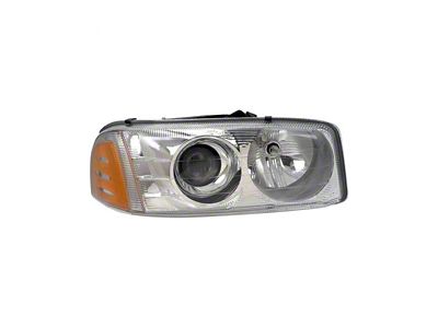 Headlights Depot Halogen Headlight; Passenger Side (2001 Sierra 1500 C3; 01-06 Sierra 1500 Denali)