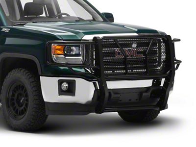 HD Grille Guard; Black (14-18 Sierra 1500)