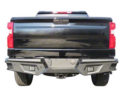 HD Rear Bumper; Black (14-18 Sierra 1500)