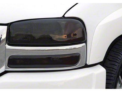 Headlight Covers; Smoked (99-02 Sierra 1500)