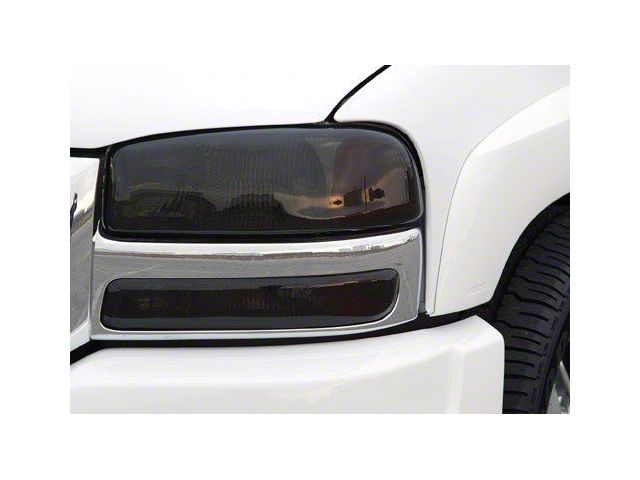 Headlight Covers; Smoked (99-02 Sierra 1500)