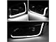 LED DRL Headlights with Clear Corner Nights; Black Housing; Smoked Lens (02-06 Sierra 1500 Denali)