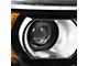 OE Style Projector Headlight; Black Housing; Clear Lens; Passenger Side (14-18 Sierra 1500 w/ Factory Halogen Non-LED DRL Headlights)