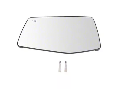 Heated Mirror Glass; Driver Side (19-21 Sierra 1500; 2022 Sierra 1500 Limited)