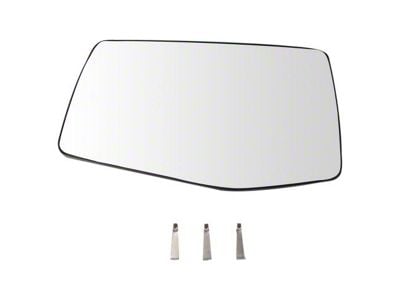 Heated Mirror Glass; Driver Side (19-21 Sierra 1500)