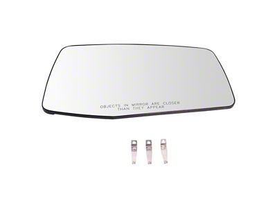 Heated Standard Mirror Glass; Passenger Side (19-21 Sierra 1500)
