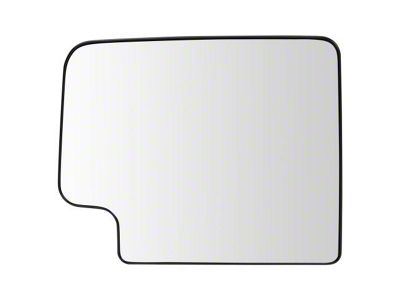Heated Upper Towing Mirror Glass; Driver Side (20-21 Sierra 1500)