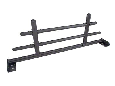 Hex Front Cab Rack; Textured Black (07-24 Sierra 1500)