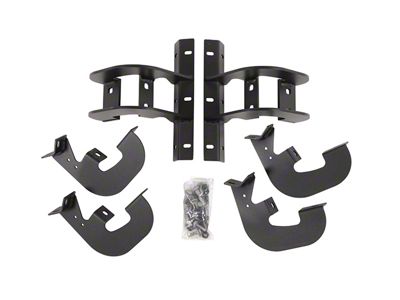 Hex Series Wheel to Wheel Side Step Bars Mounting Bracket Kit (19-24 Sierra 1500)