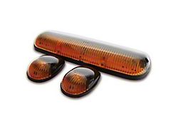 Hi-5 Cab Roof Light Kit; Amber (02-06 Sierra 1500)