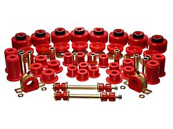 Hyper-Flex System Complete Bushing Kit; Red (99-06 2WD Sierra 1500)
