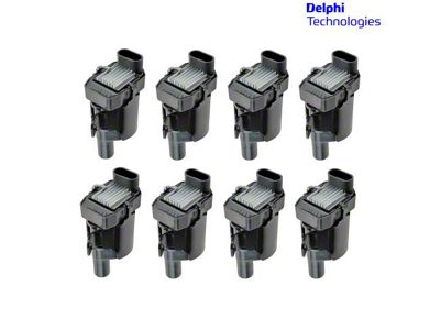 Ignition Coil Set; Round Style (99-06 V8 Sierra 1500)