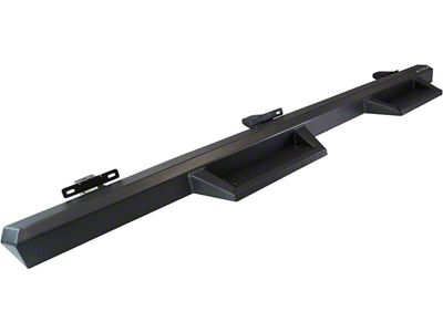 Impact Side Step Bars; Black (07-18 Sierra 1500 Crew Cab)