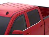 In-Channel Ventvisor Window Deflectors; Front and Rear; Dark Smoke (14-18 Sierra 1500 Crew Cab)
