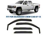 in-Channel Window Deflectors (07-14 Sierra 1500 Crew Cab)
