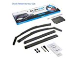 in-Channel Window Deflectors (19-26 Sierra 1500 Crew Cab)