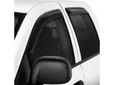 Westin In-Channel Window Deflectors; Front and Rear; Smoke (19-26 Sierra 1500 Crew Cab)