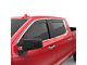 EGR In-Channel Window Visors; Front and Rear; Dark Smoke (19-24 Sierra 1500 Double Cab)