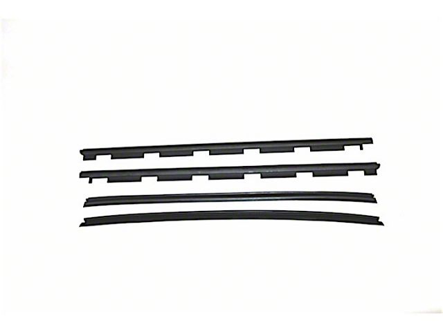 Replacement Inner and Outer Door Belt Weatherstrip; Driver and Passenger Side (99-02 Sierra 1500)